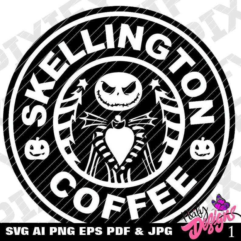 Download Skellington Coffee svg Nightmare Coffee svg Jack ...