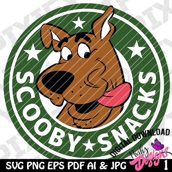Scooby Snacks Coffee SVG Coffee SVG Starbucks SVG Scooby | Etsy