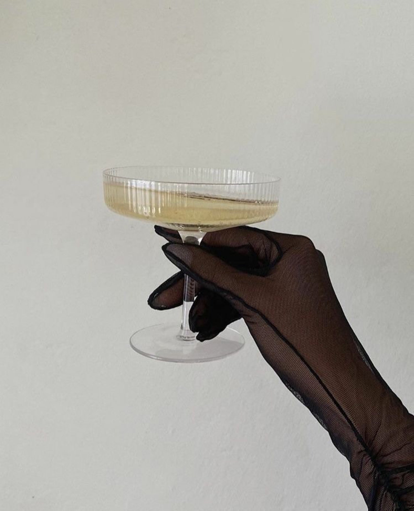 Ripple Ribbed Champagne Saucer Cocktail Glasses Martini set of Etsy