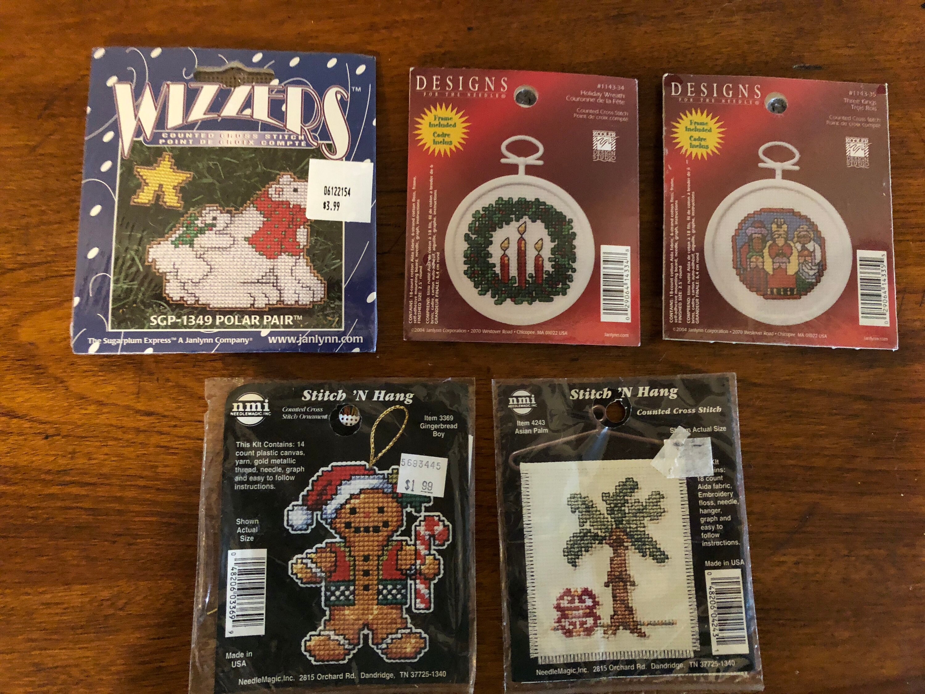 Round Cross Stitch Ornament Frames Etsy