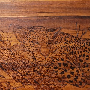 Leopard, Lifetime Art Warranty, Master Chef, Cutting Board, Exotic ...