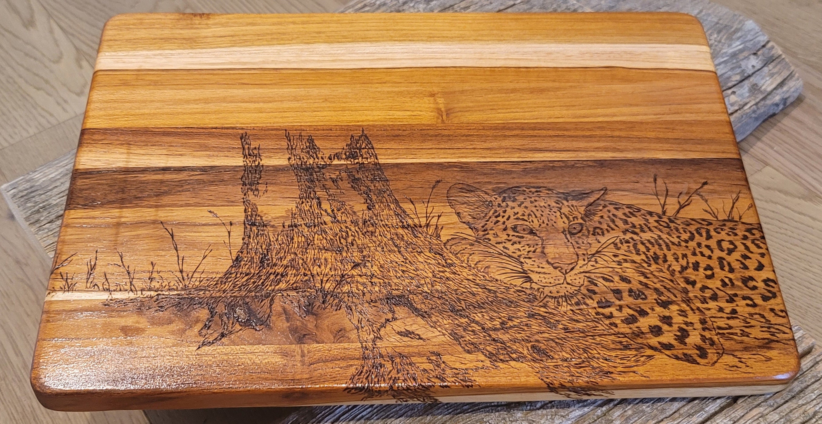 Leopard, Lifetime Art Warranty, Master Chef, Cutting Board, Exotic ...