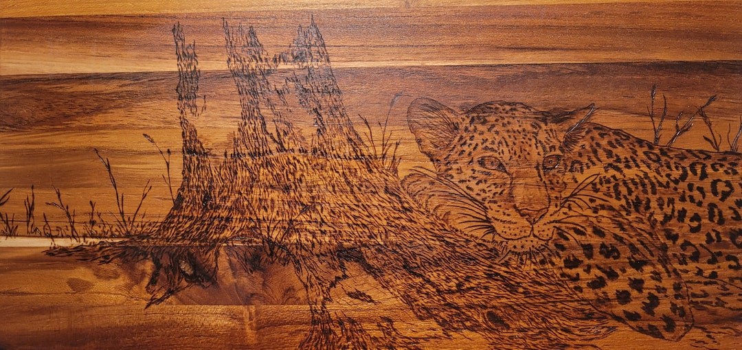 Leopard, Lifetime Art Warranty, Master Chef, Cutting Board, Exotic ...