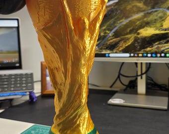 ワールドカップトロフィー 36cm 1.3kg、サッカーワールドカップ
