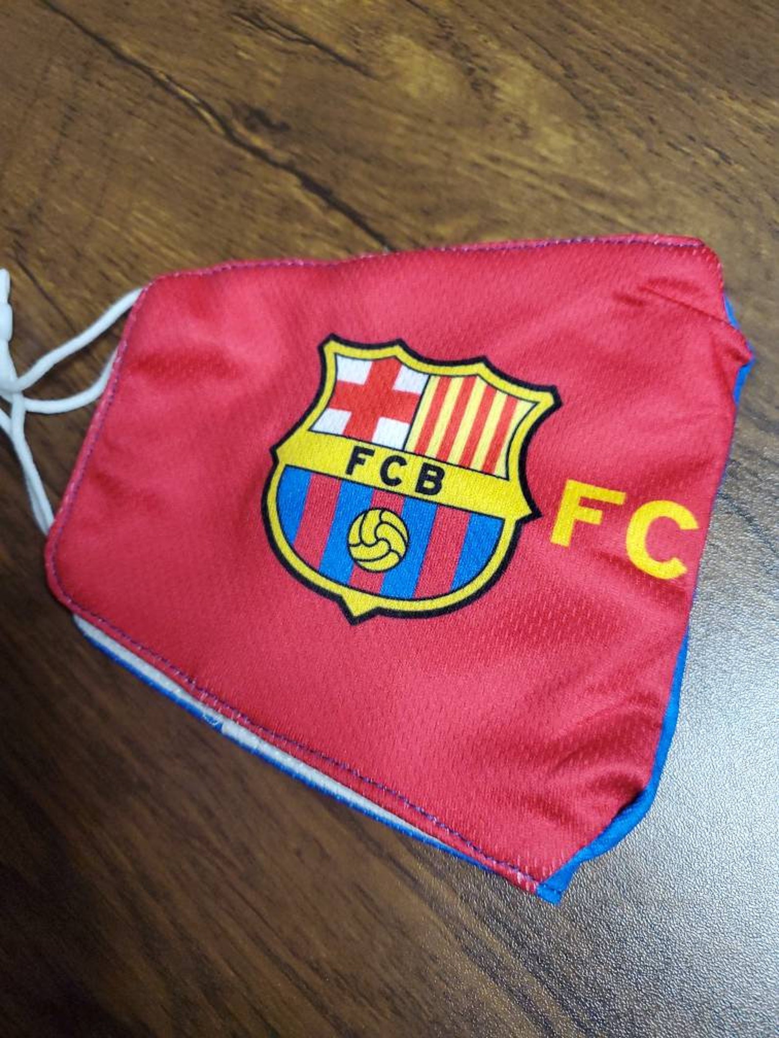 Face Mask Soccer Spain Barcelona Messi Etsy