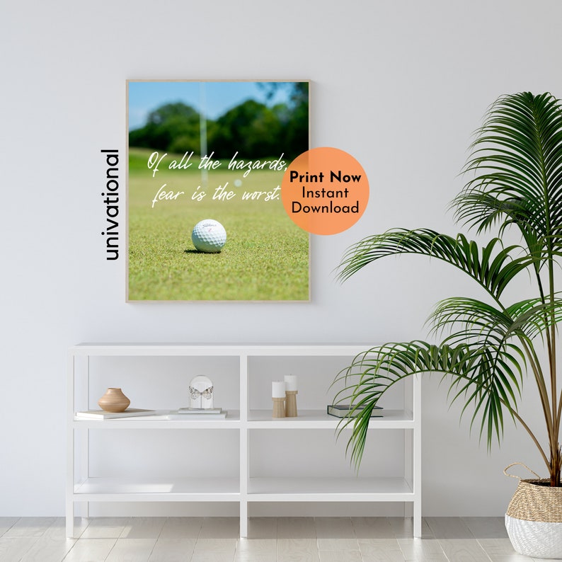 Golf Wall Art Golf Office Decor Golf Gifts for Men Golf Etsy