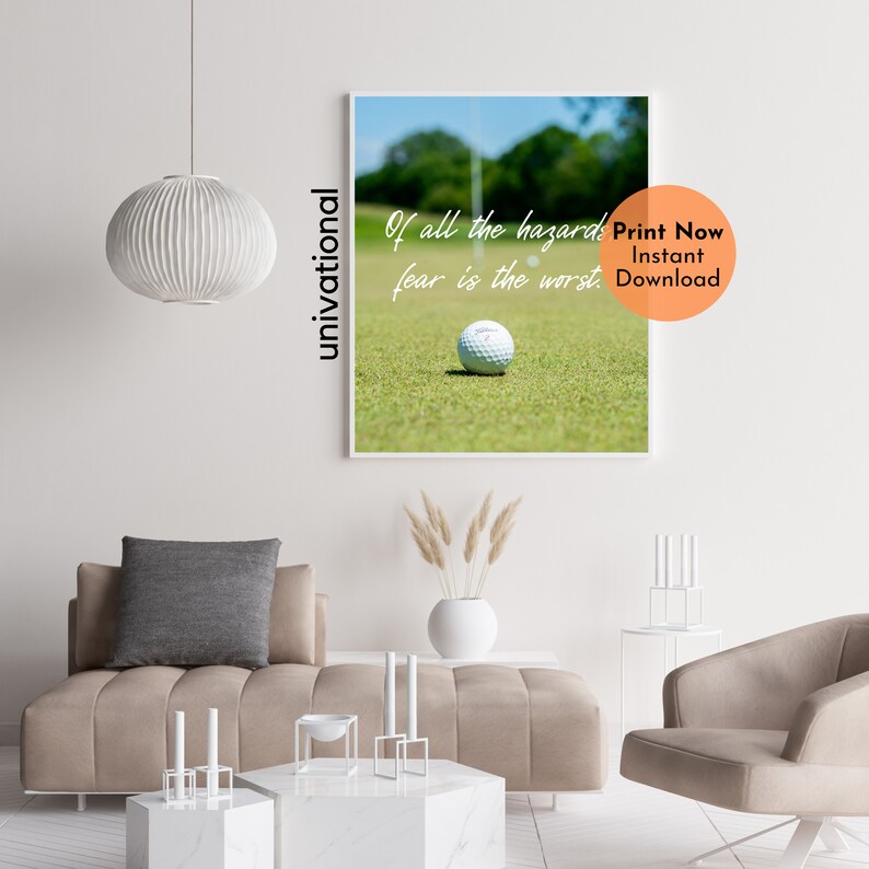Golf Wall Art Golf Office Decor Golf Gifts for Men Golf Etsy