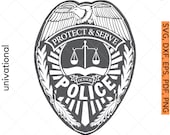 Police svg, Police Badge svg, Police Officer svg, Back the Blue svg, Blue Lives Matter svg, Law Enforcement SVG, Blue Line svg