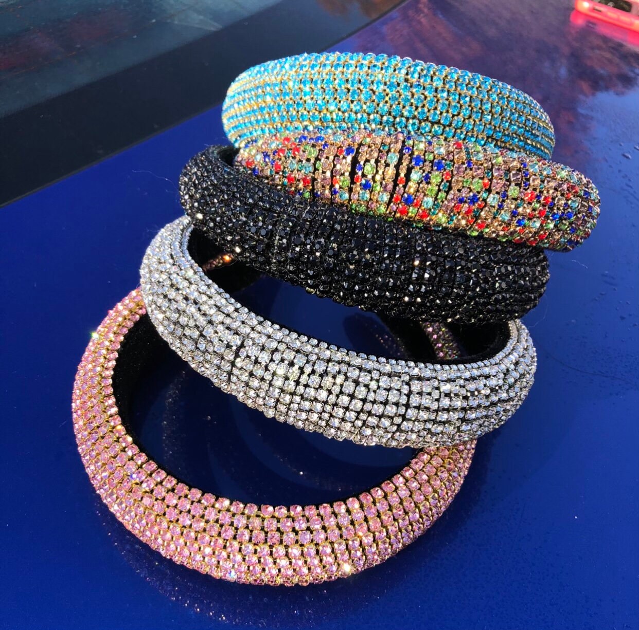 Crystal Headbands Etsy