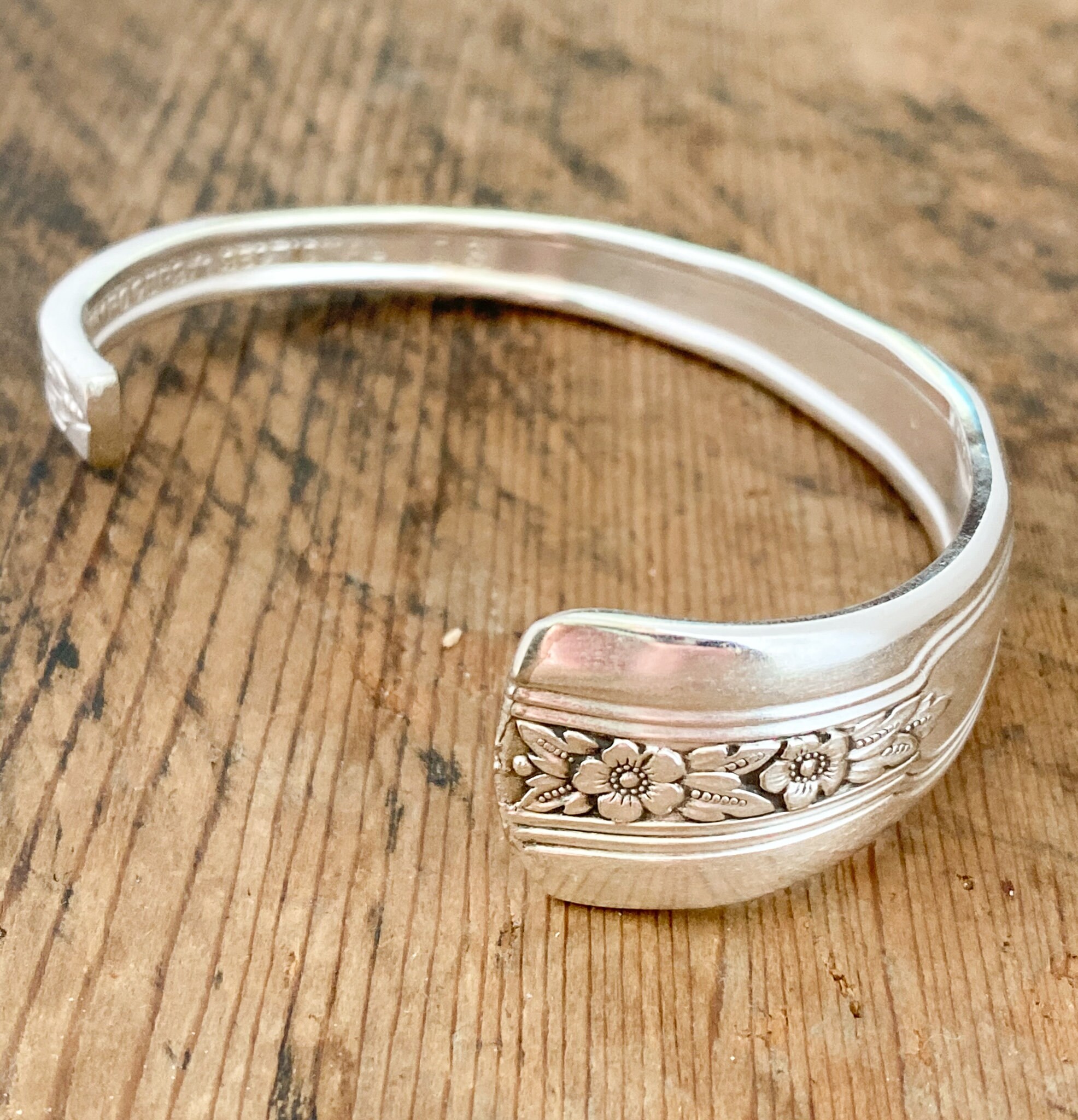 Vintage Bracelet Old Spoon and Fork Jewelry Boho Cuff Retro Etsy