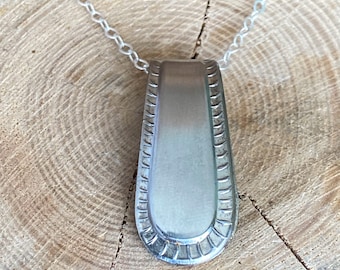 Spoon Pendant, Spoon Necklace, Silverware Jewelry, Spoon Jewelry, Vintage Necklace, Antique Silver Pendant, Gift for Mom, Gift for Her