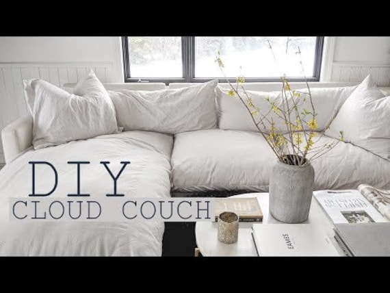 DIY CLOUD COUCH Pillows 34 X 34 