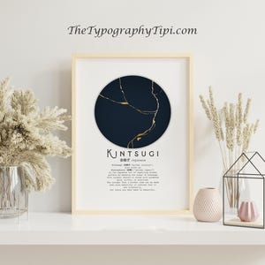 Kintsugi Definition Art Print: Japanese Golden Repair Philosophy - Etsy