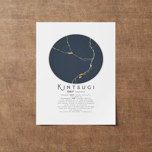 Kintsugi Definition Art Print: Japanese Golden Repair Philosophy - Etsy