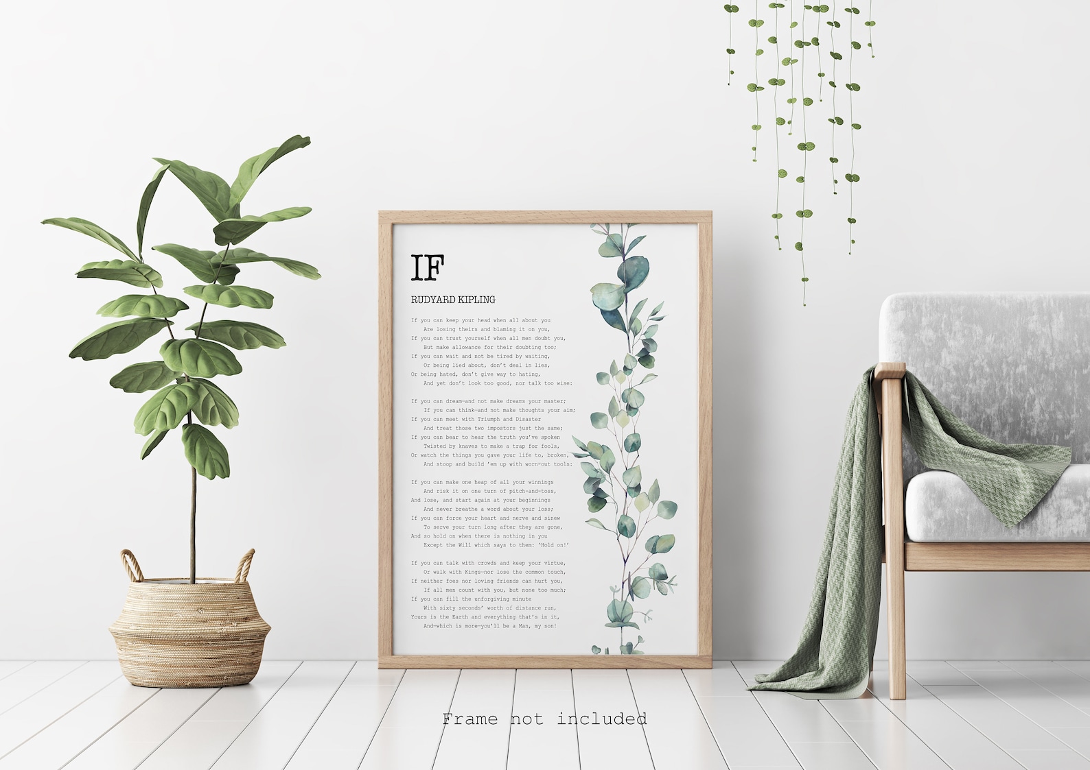 IF by Rudyard Kipling Printable Wall Art Downloadable Print | Etsy