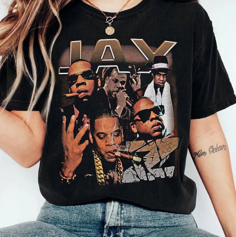 Vintage Style Yay Z T Shirt, Jay Z New Bootleg 90s Black T-shirt, Music ...