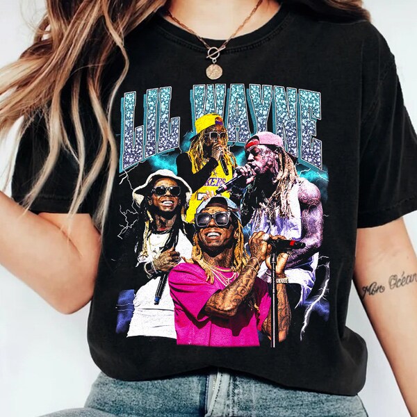 Vintage Style Lil Wayne Vintage T-Shirt, Gift For Women and Man Unisex T-Shirt, 80s 90s Graphic tee Vintage Tee