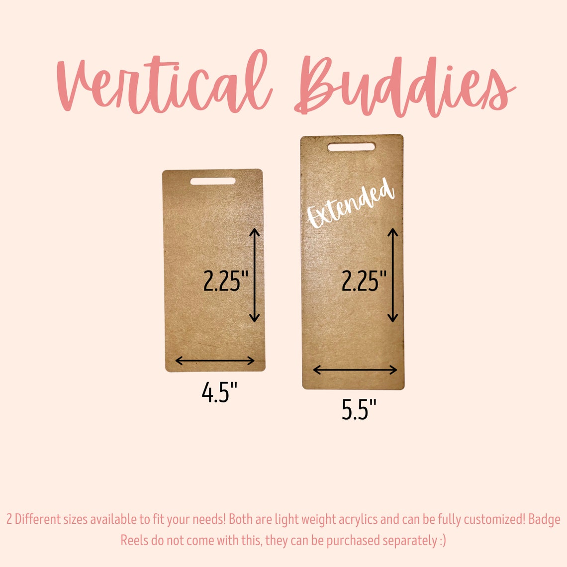 Custom Badge Buddy Badge Buddies Glitter Badge Buddy Cute Etsy