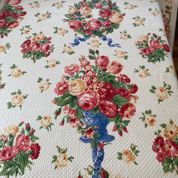 Somerset Pique New Old Stock Vintage Floral Fabric