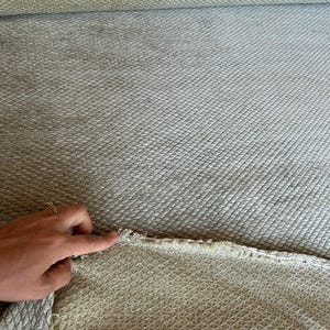 Chenille Upholstery Fabric &quot;Honeycomb Khaki&quot;