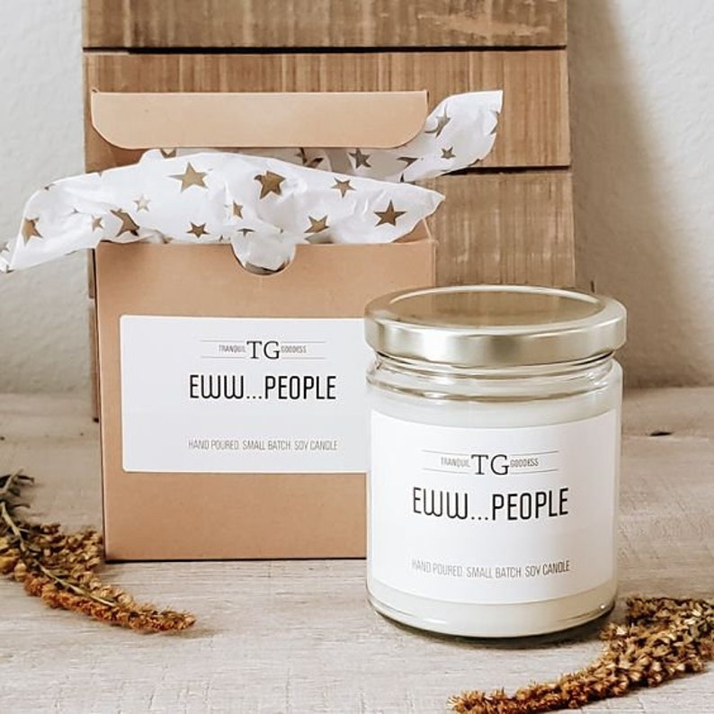 The Moon Made Me Do It Quote Saying Soy 9oz Candle
