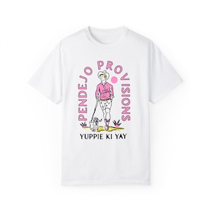 Yuppie Cowboy Unisex Garment-Dyed T-shirt zdjęcie 1