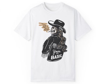 Cowgirl Basic El Ray Art Unisex Garment-Dyed T-shirt