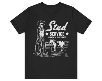 Stud Cowboy el Ray art Unisex Jersey Short Sleeve Tee