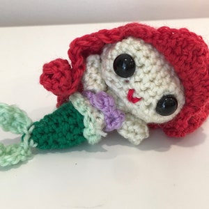Crocheted Ariel doll