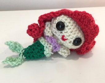 Crocheted Ariel doll