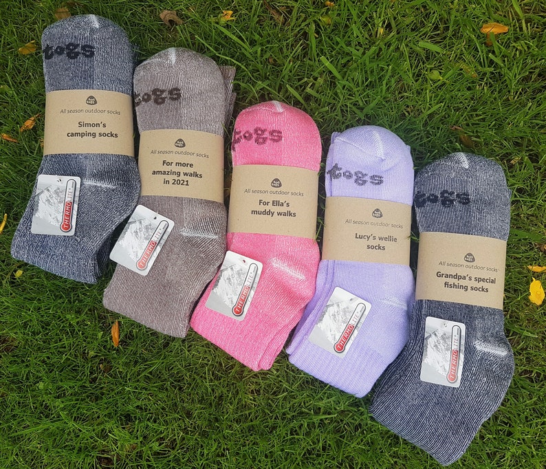 Personalised Knee length socks/Horse riding socks/wellington boot socks/walking socks/thermal socks image 3