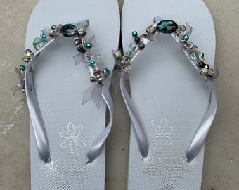bling flip flops uk