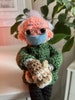 Bernie Sanders crochet doll 