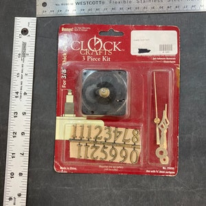 Quartz Clock Kit for Fused and Stained Glass