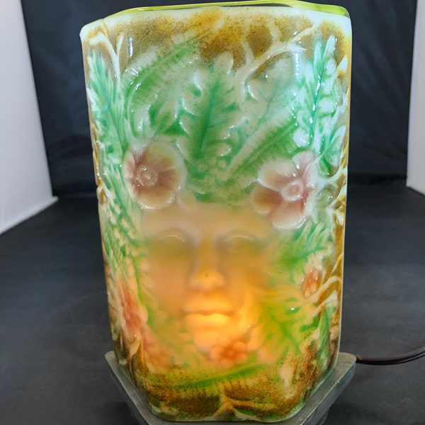 Fused Glass Lamp Etsy