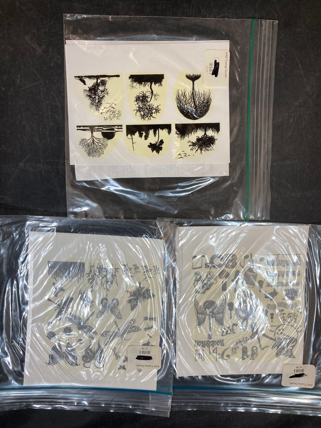 3 Sets of Decals - Etsy