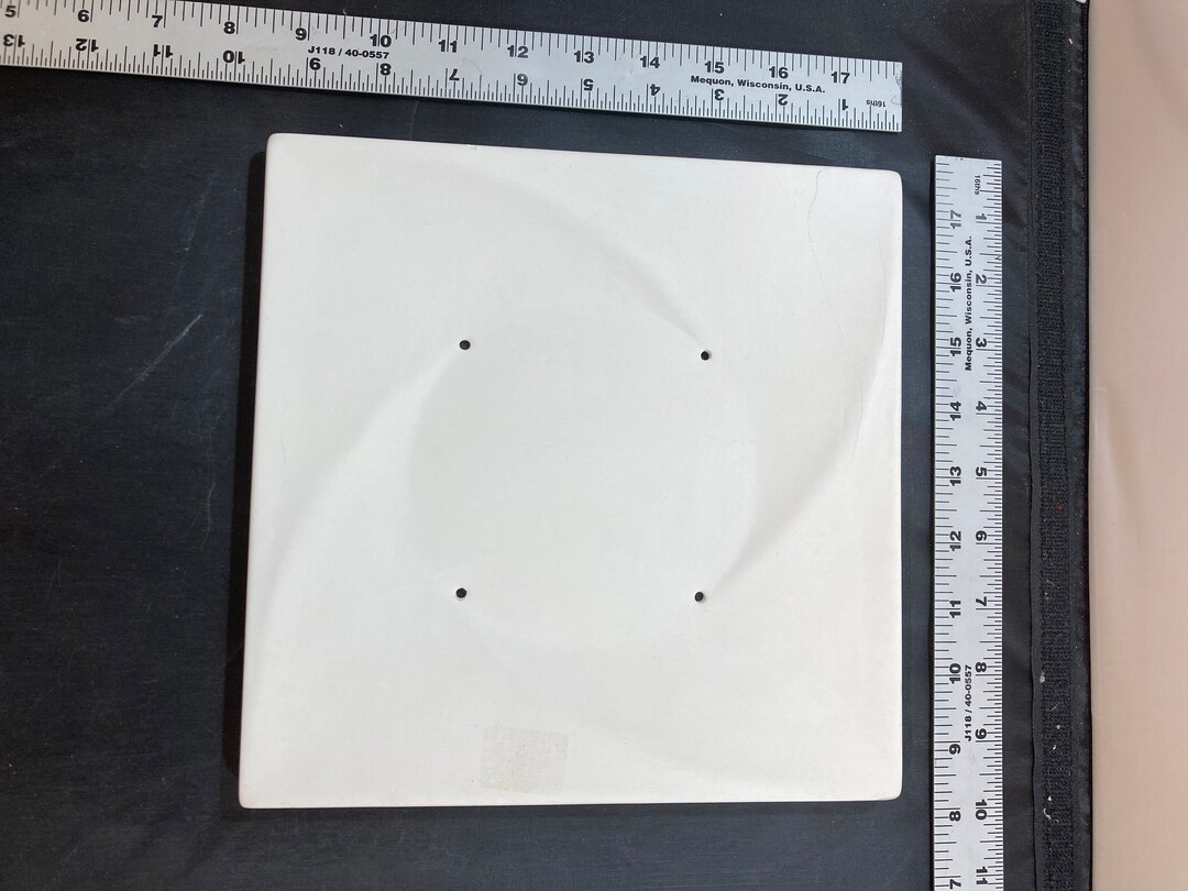 Square Hanna Ceramic Plate Mold Etsy