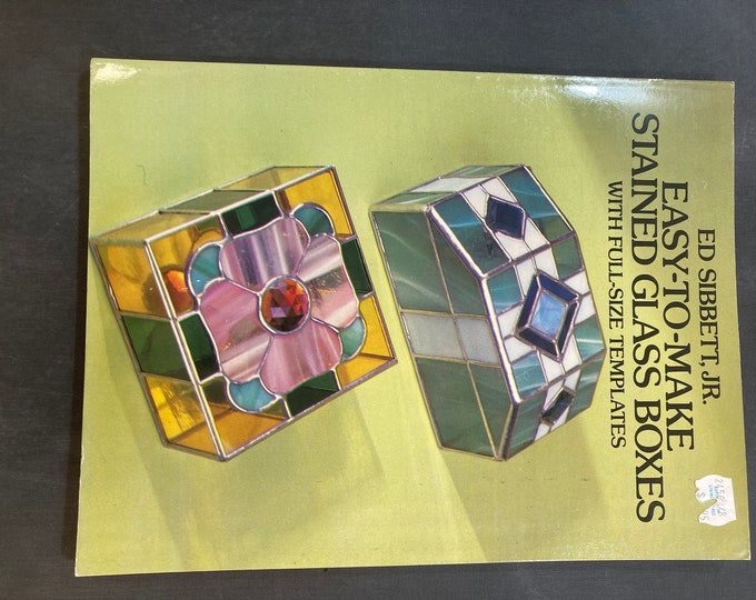 Easytomake Stained Glass Boxes by Ed Sibbett, Jr. Etsy