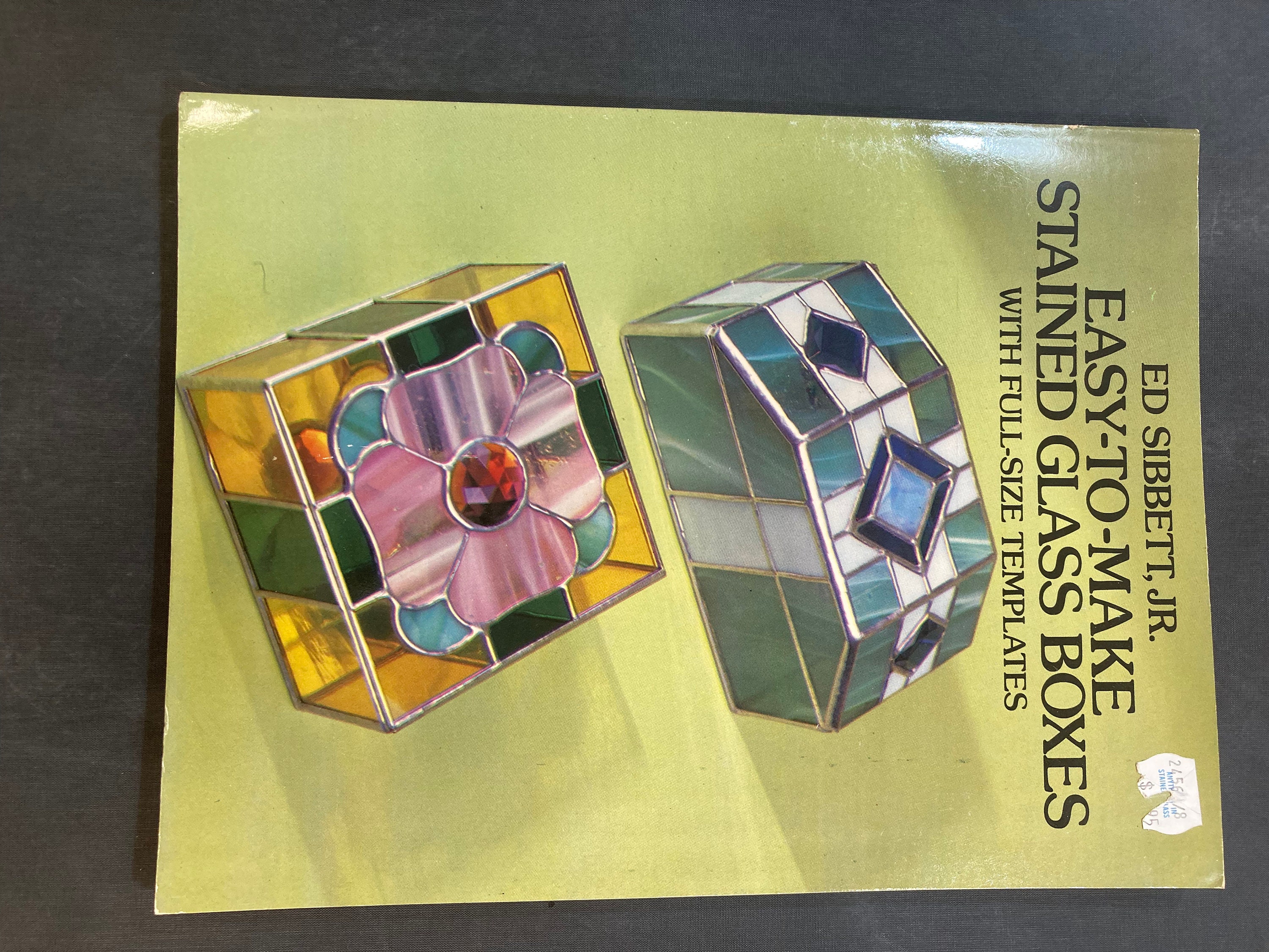 Easytomake Stained Glass Boxes by Ed Sibbett Jr. Etsy
