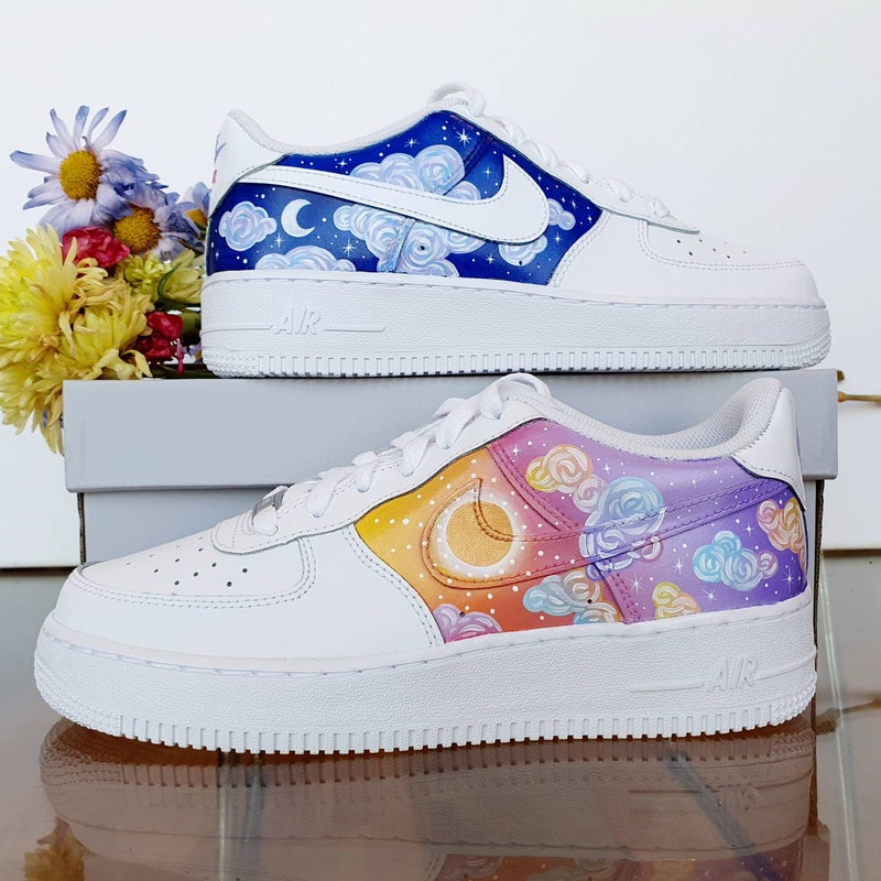 Sky Hand-painted Custom Nike Air Force 