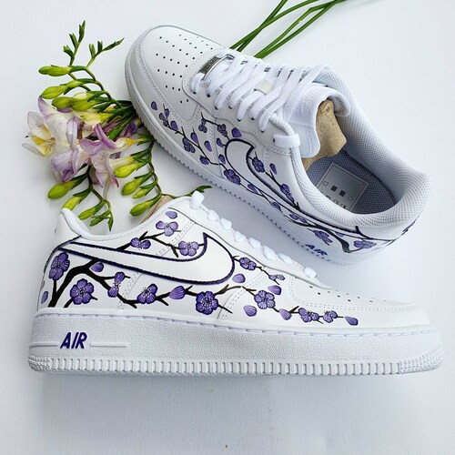 Custom Air Force 1 ''flowers'' Etsy