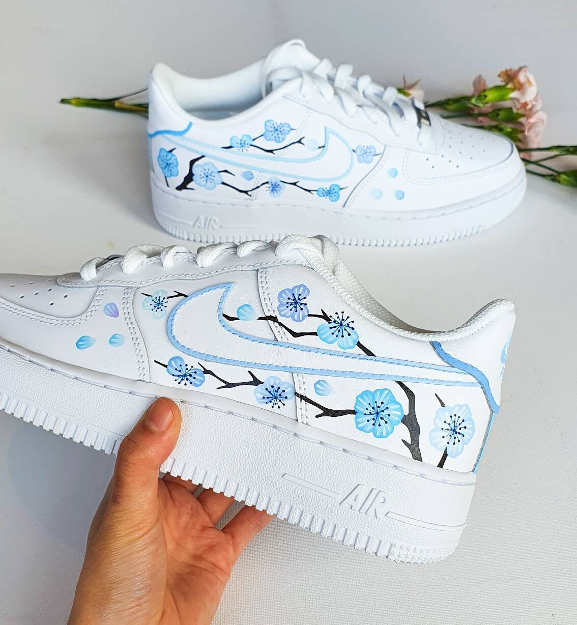 blue cherry blossom af1