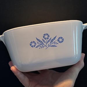 Corning Ware Cornflower Blue Casserole Dish P-1 3/4 - B - 1 3/4 Quart without Lid