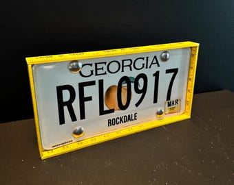 State of Georgia - License Plate Tray "RFL0917" Rockdale – Handmade