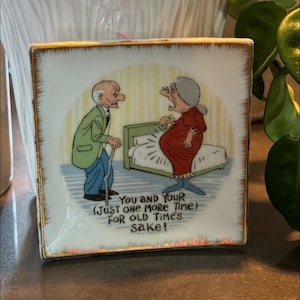 Vintage Bradley Exclusive Ceramic Risque / Naughty Ceramic Dish / Ashtray - Made in Japan
