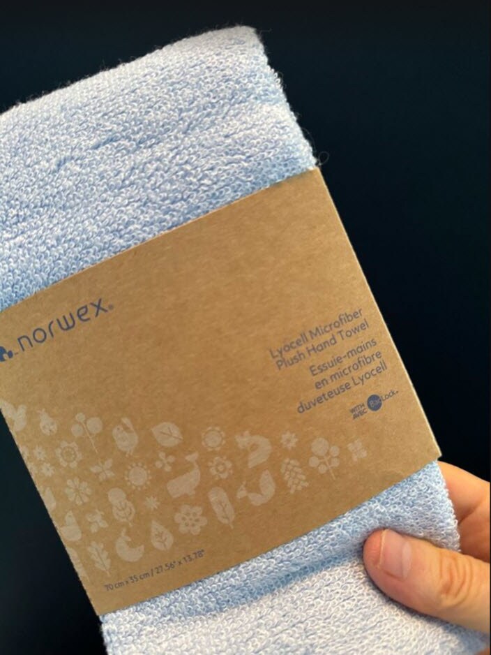 Norwex Lyocell Microfiber Plush Hand Towel Limited Edition Etsy