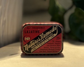 Vintage Metal Medicine Tins
