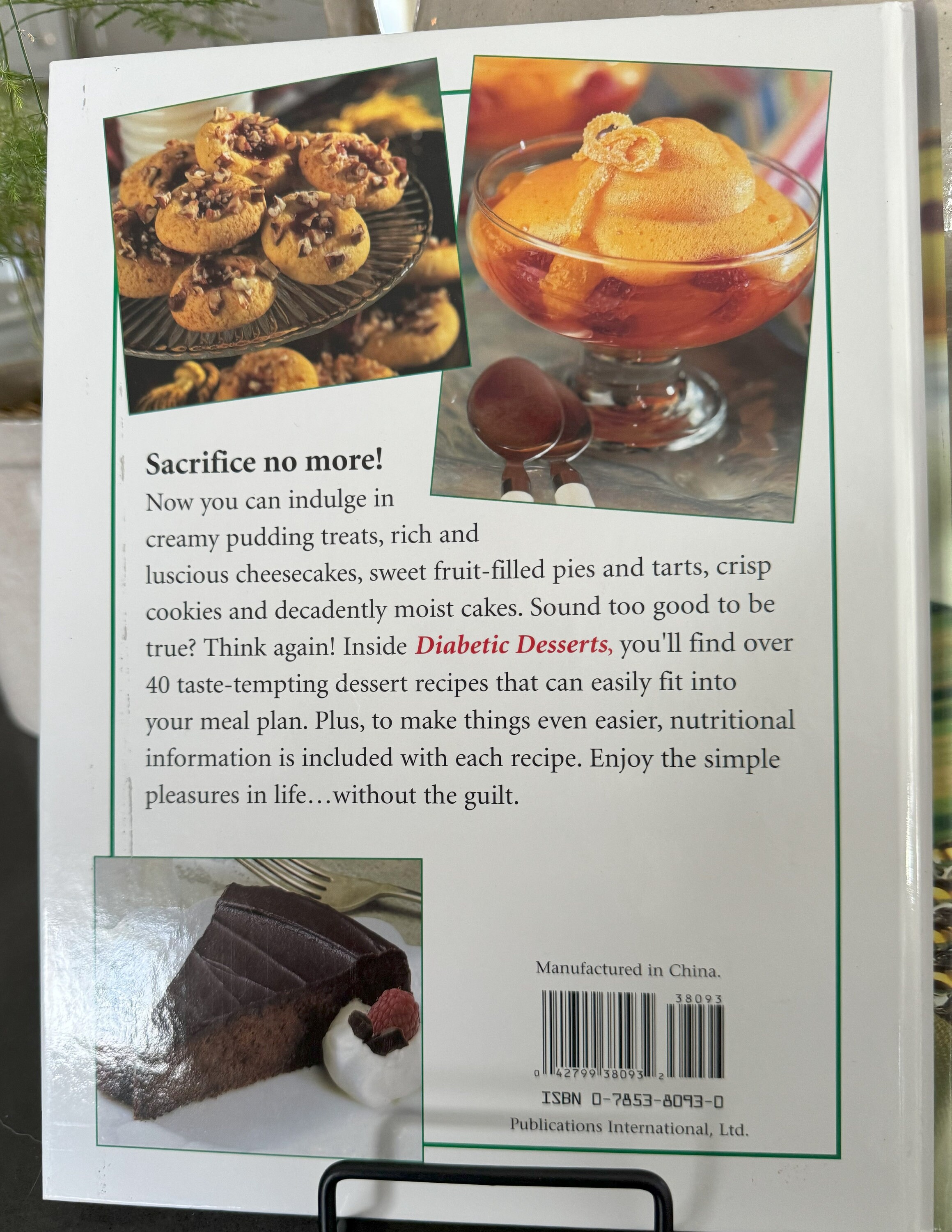View of Cook Books: Low Carb Bible Low Carb & Diabetic Desserts - Etsy