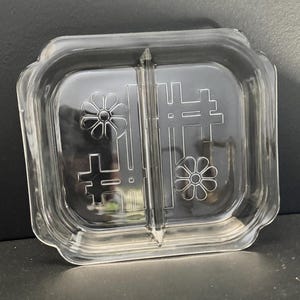 Daisy Relish Dish from Toastmasters Hospitality Set - Clear Glass