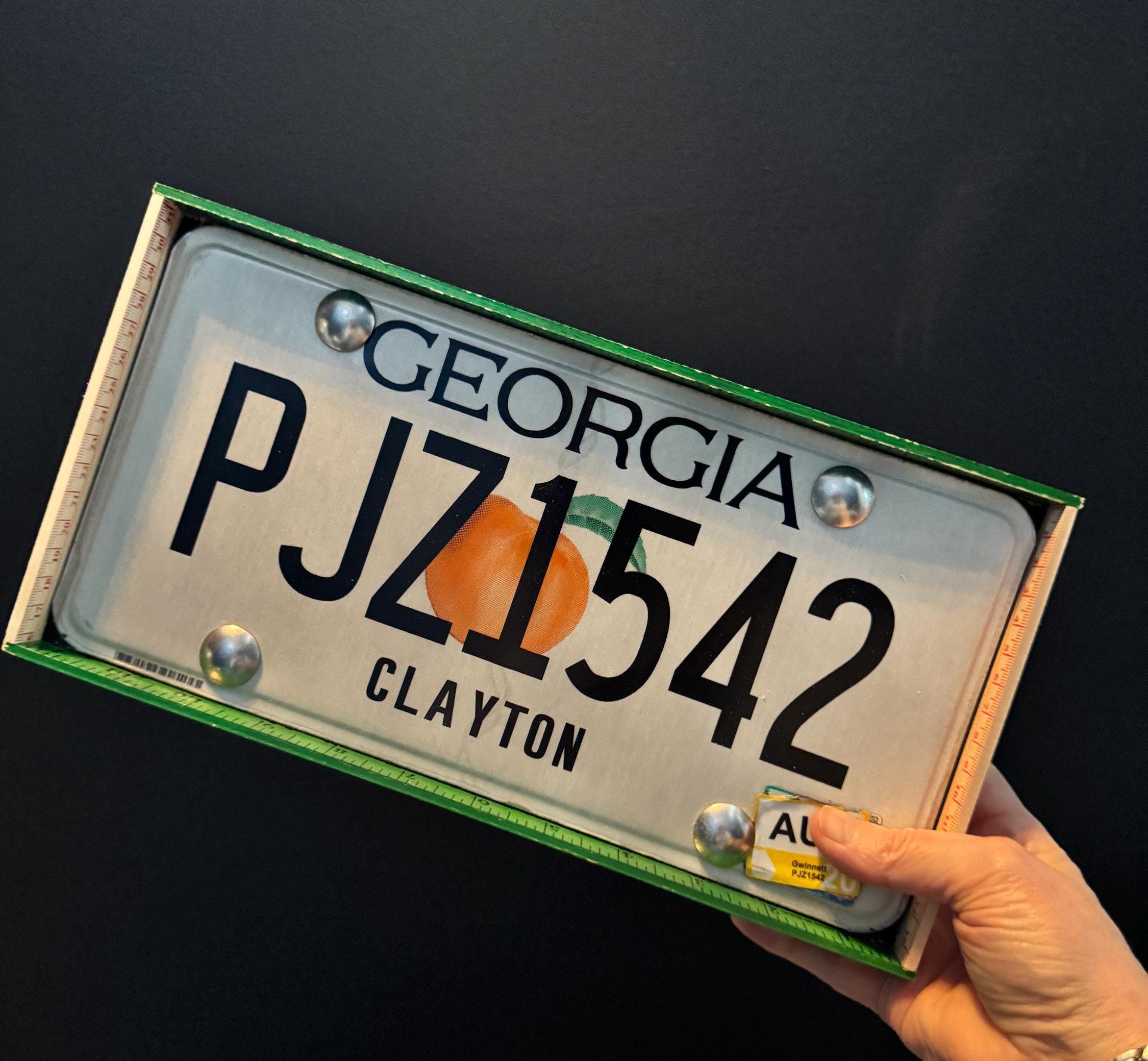 State of Georgia - License Plate Tray 